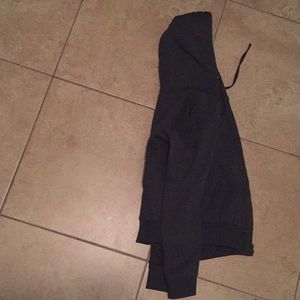 Grey Zip Up Hood